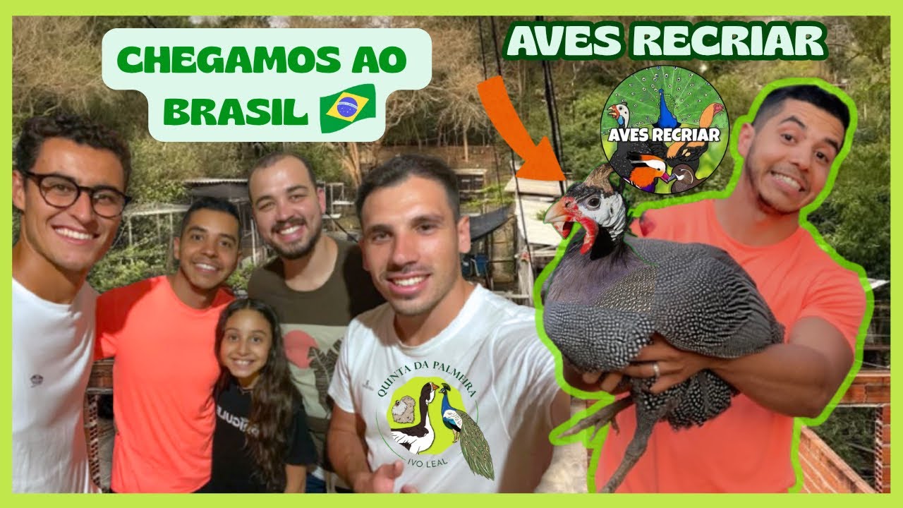 Visitando o @AvesRecriar: Criatório de Aves Ornamentais mais Famoso do YouTube | Quinta da Palmeira