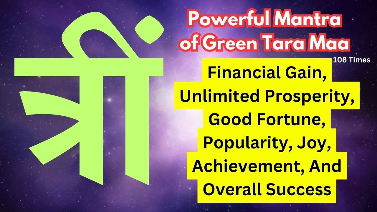 Treem Green Tara Beej Mantra 108 Times | Listen or Chant Daily for Quick Results
