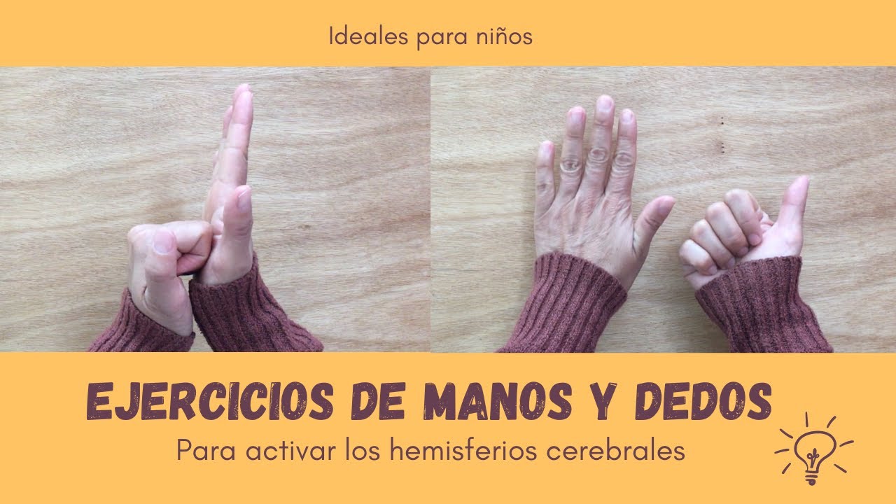 Ejercicios de manos y dedos para activar los hemisferios cerebrales #5.