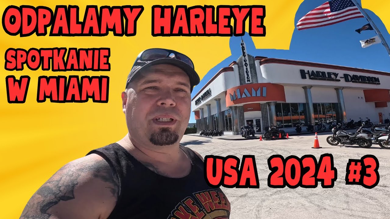 Odpalamy Harleye w Miami USA -Wielki Salon Motocykli Floryda 2024 #3