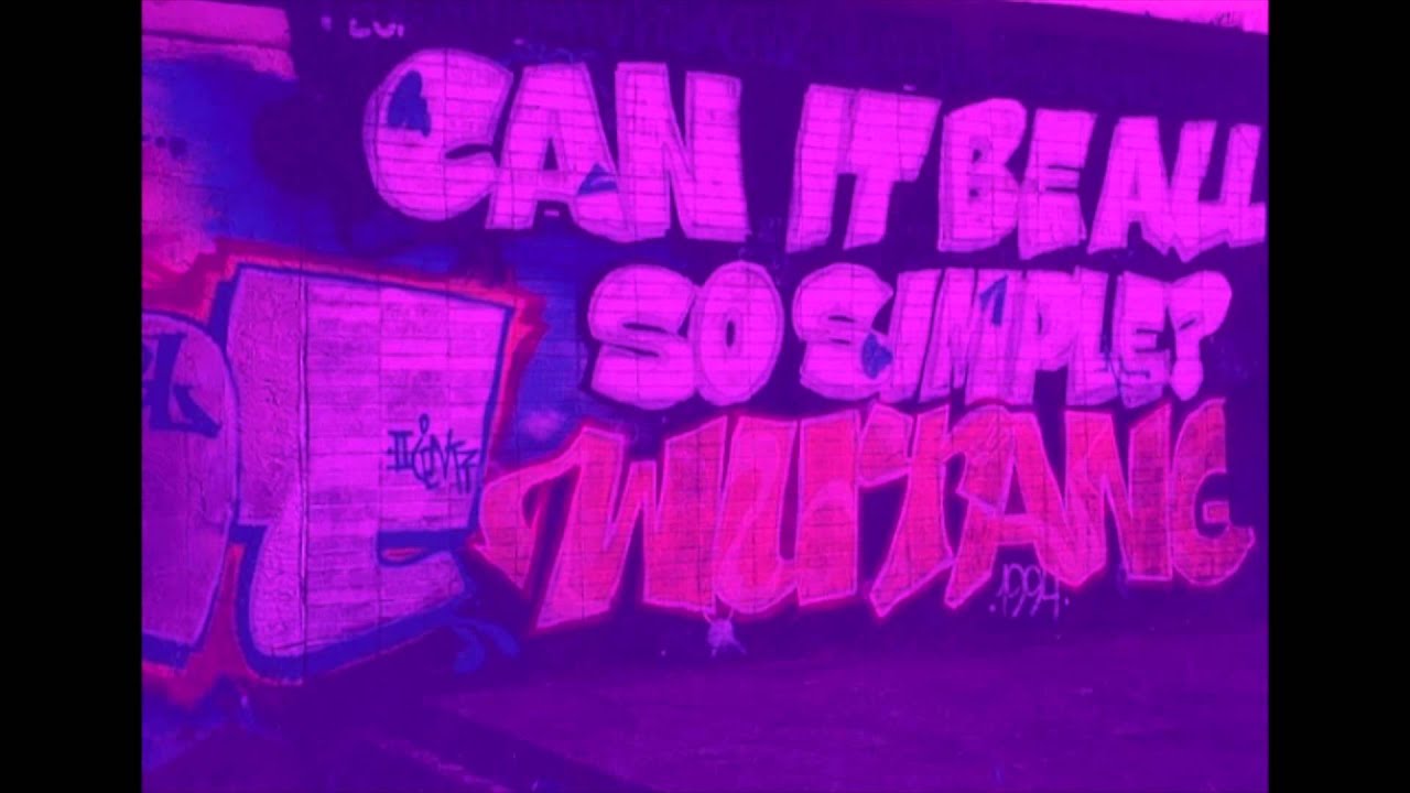 Wu-Tang Clan - Can It Be All So Simple /Chopped n Screwed by @BigbouncePB\
