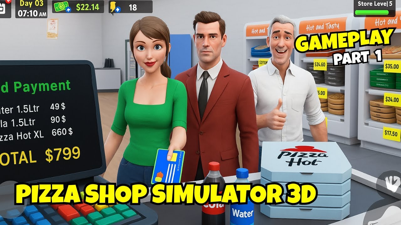 🍕 Pizza Shop Simulator 3D 2025 | Build, Cook & Run Your Own Pizza Empire!