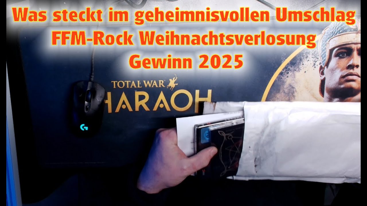 Was steckt im geheimnisvollen Umschlag FFM-Rock Weihnachtsverlosung Gewinn 2025