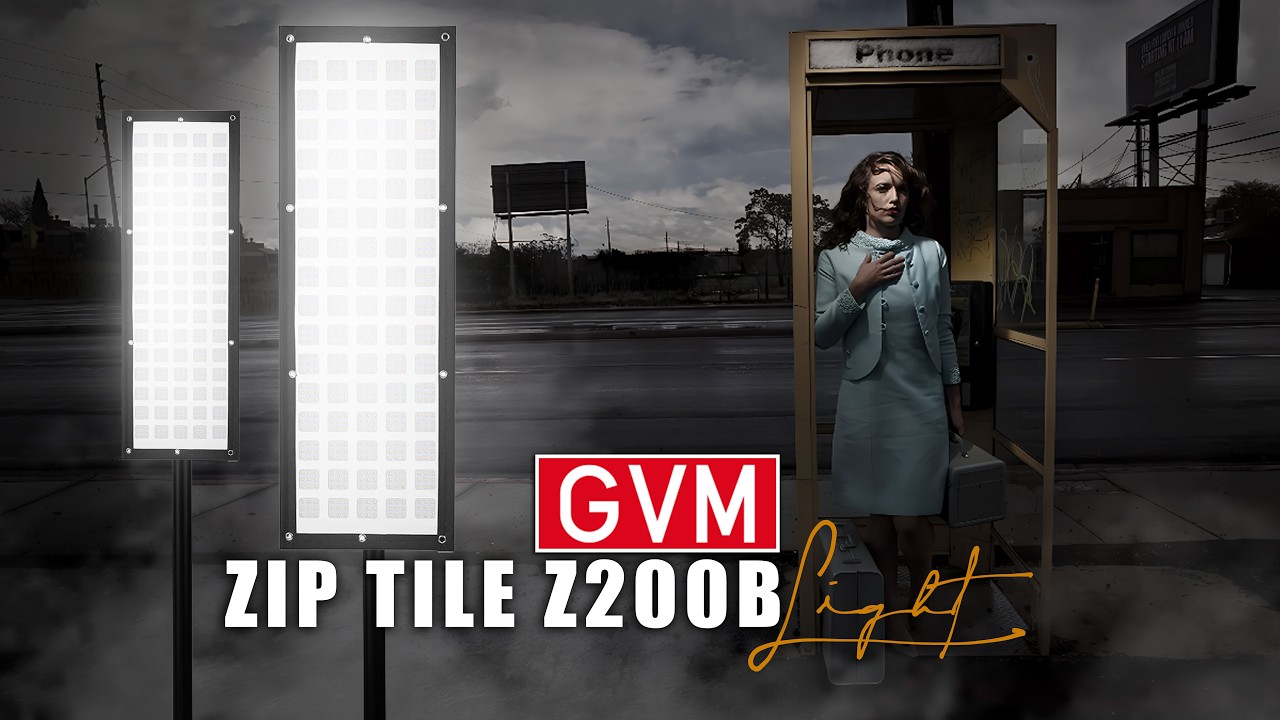 Обзор GVM Ziptile Z200B 200W | Светодиодный мат для видеосъемки и киносъемки.