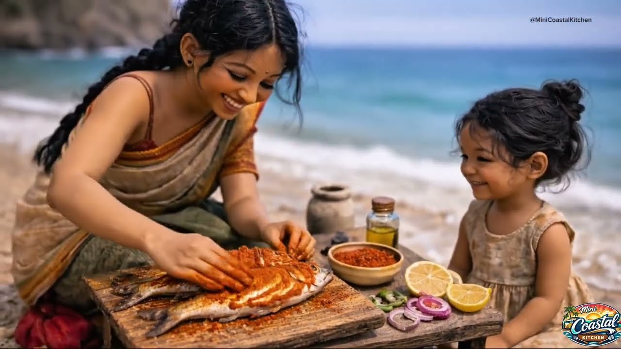 Beach Side Miniature Fish Fry  | Tiny Kitchen Big Taste