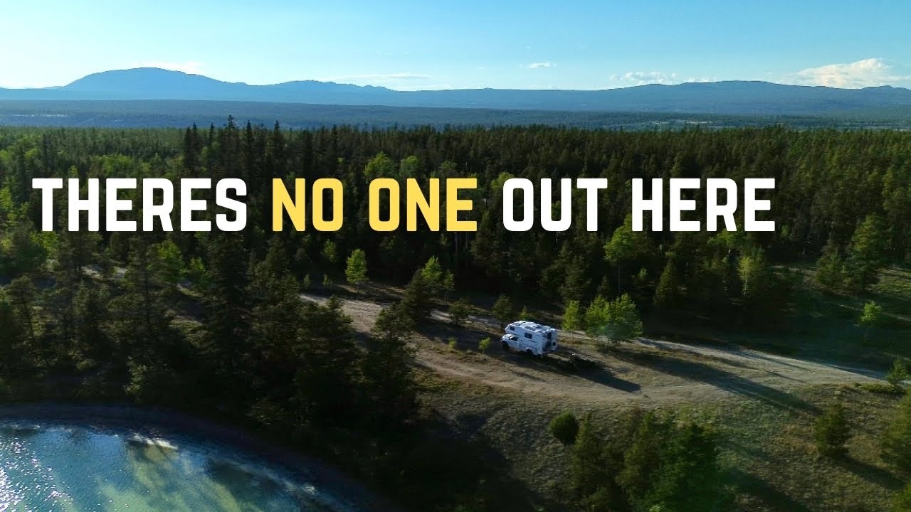 Truck Camping On A DESOLATE Highway Into British Columbias Remote Chilcotin Region
