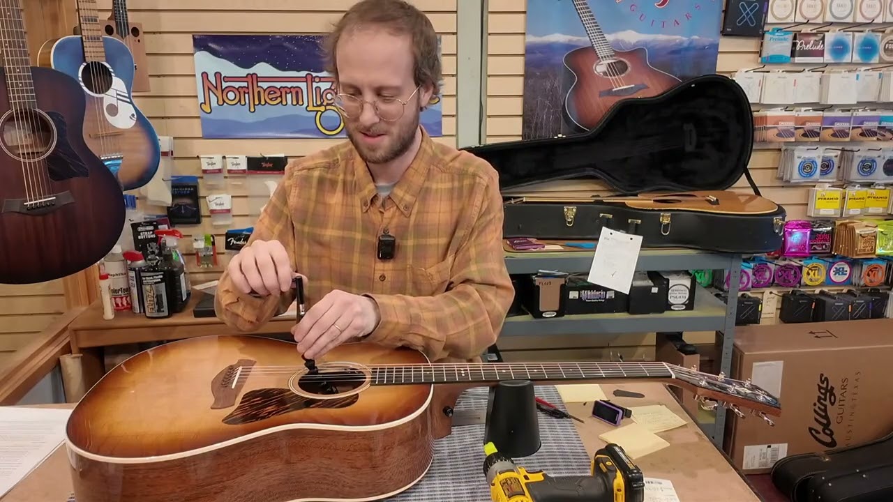Как отрегулировать гриф Taylor Action Control