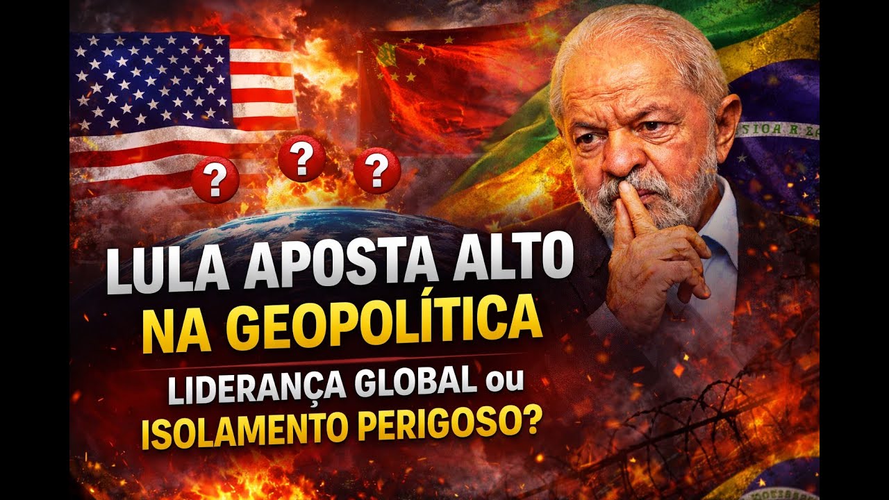 Lula aposta alto na geopolítica — liderança global ou isolamento perigoso?