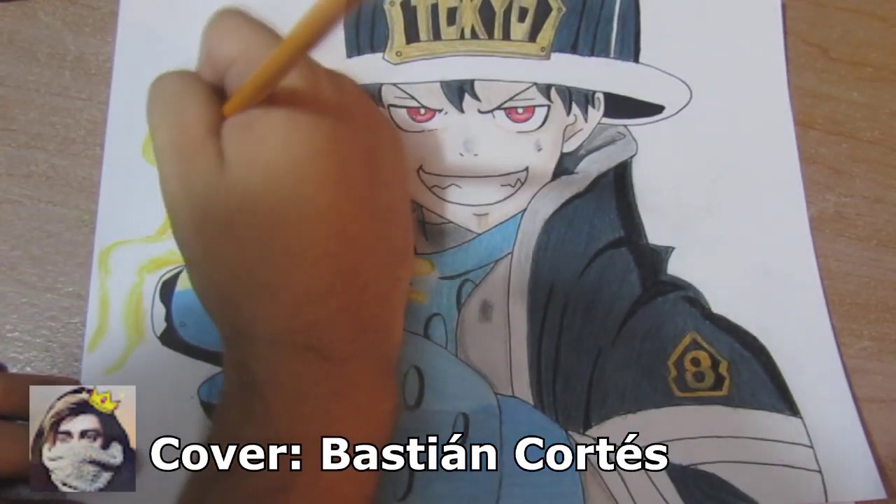 Speed Drawing - Shinra Kusakabe (Fire Force)