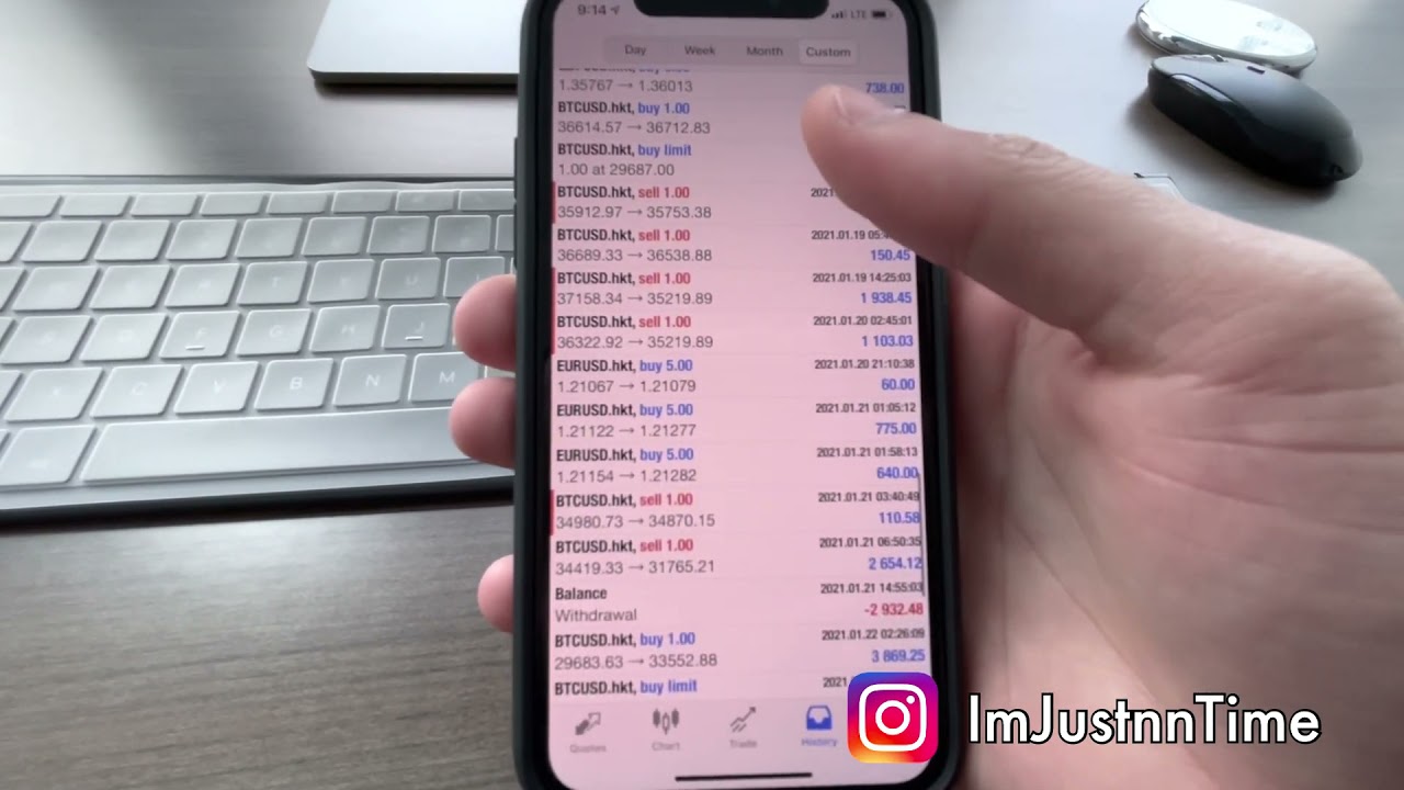 42,000 Profit In 1 MONTH Trading Forex      WYZTRADER COM