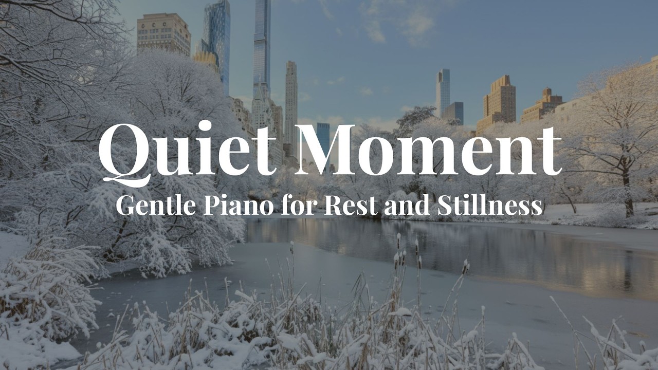 Playlist | Quiet City Moment | Calm Piano for Rest and Stillness