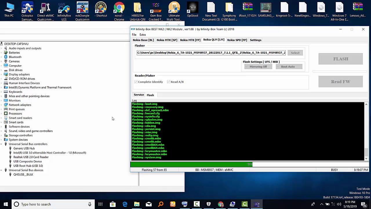 Nokia 6 TA1021 Dead boot Repair Factory Flash File / Firmware Direct link