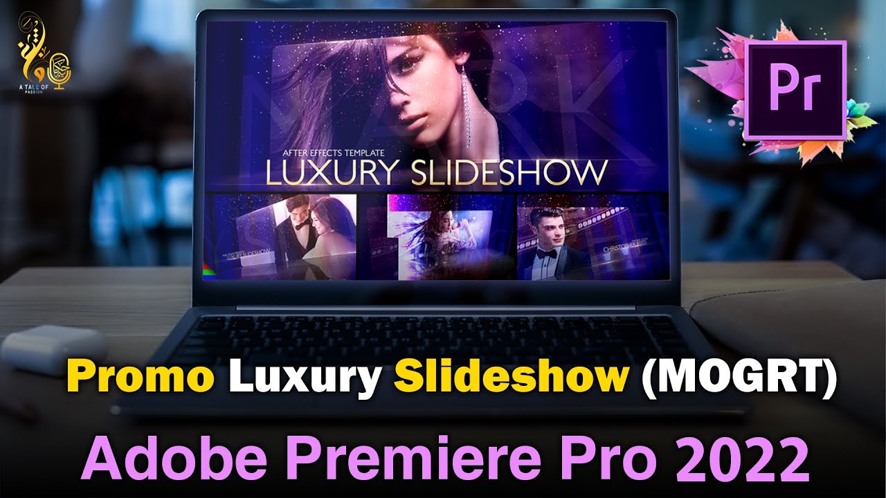 قالب أدوبي بريمير لصناعة برومو سلايد شو  Premiere Pro |  Promo Luxury Slideshow (MOGRT)