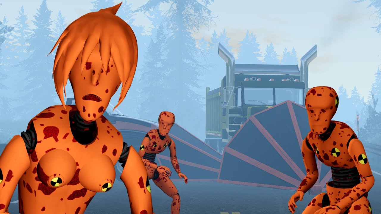 No Survivor – Crash Test Zombies – BeamNG Drive | Demolition Republic