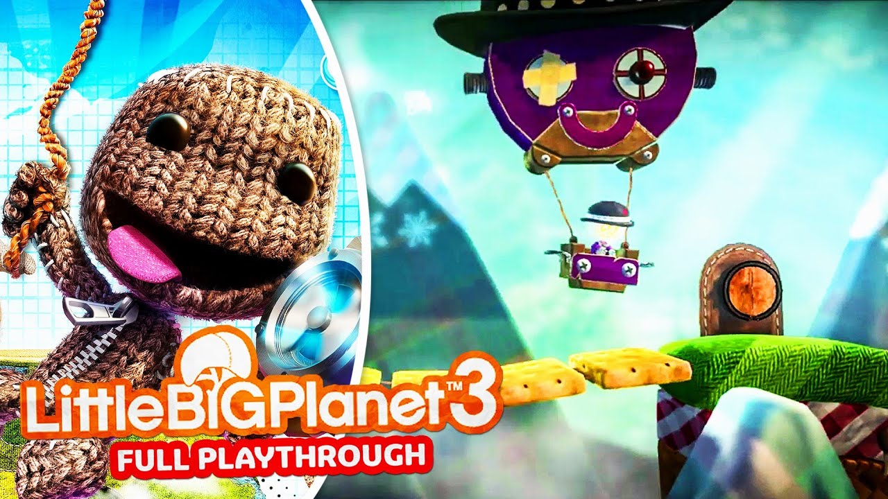 LittleBigPlanet 3 Full Playthrough | PS4