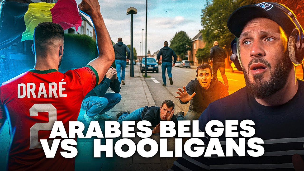 🇧🇪 MOLENBEEK EN FEU : Des Hooligans FUIENT Devant les Arabes ! 🔥