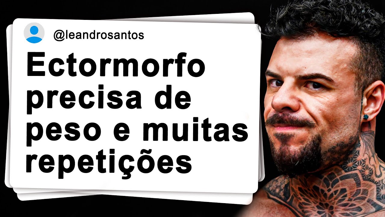 Como Deve Ser o Treino de um ECTOMORFO para Conseguir Crescer