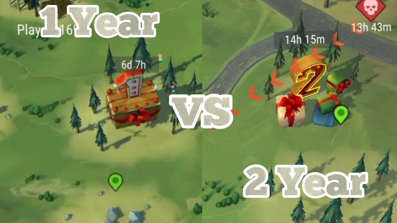 1 Year Anniversary VS 2 Year Anniversary Last Day on Earth 1.12