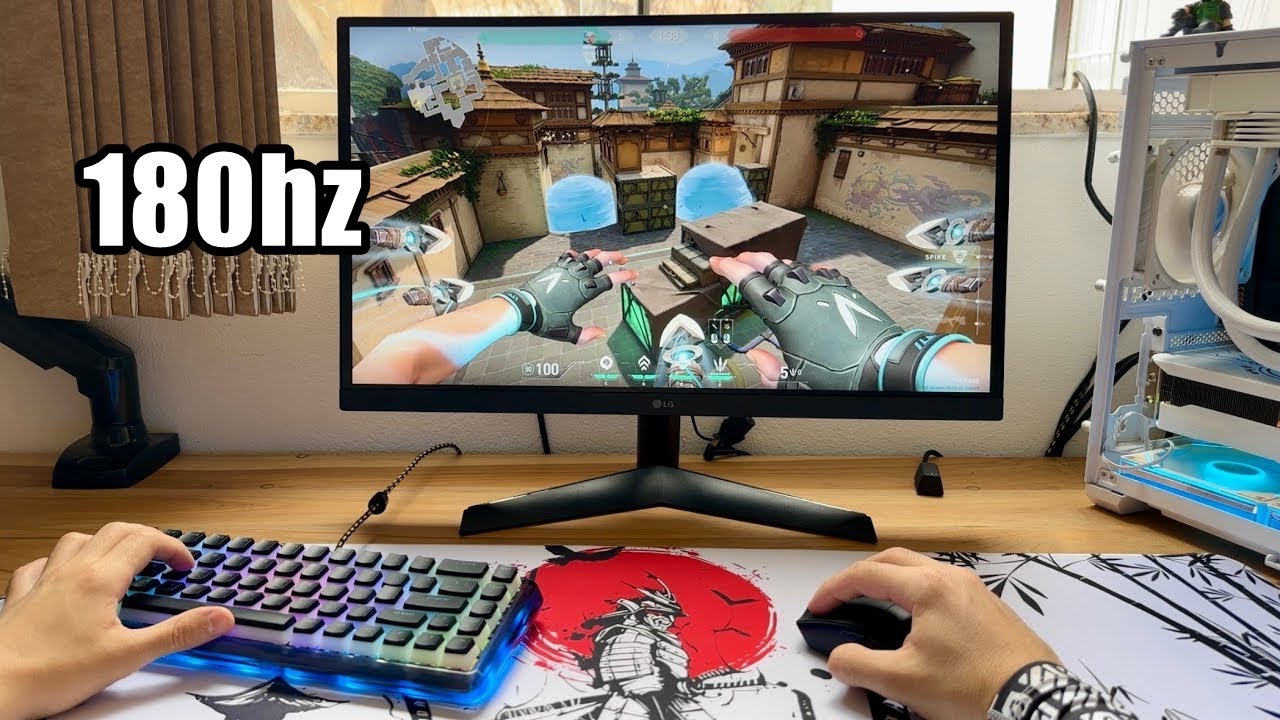 Testando o Novo Monitor LG UltraGear 180Hz IPS Custo Benefício