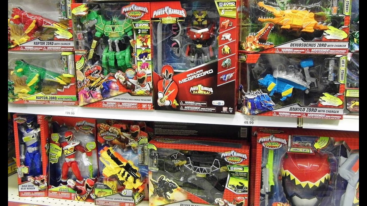 Power Rangers Dino Super Charge 8th Toy Hunt + Новая мегаколлекция игрушек?