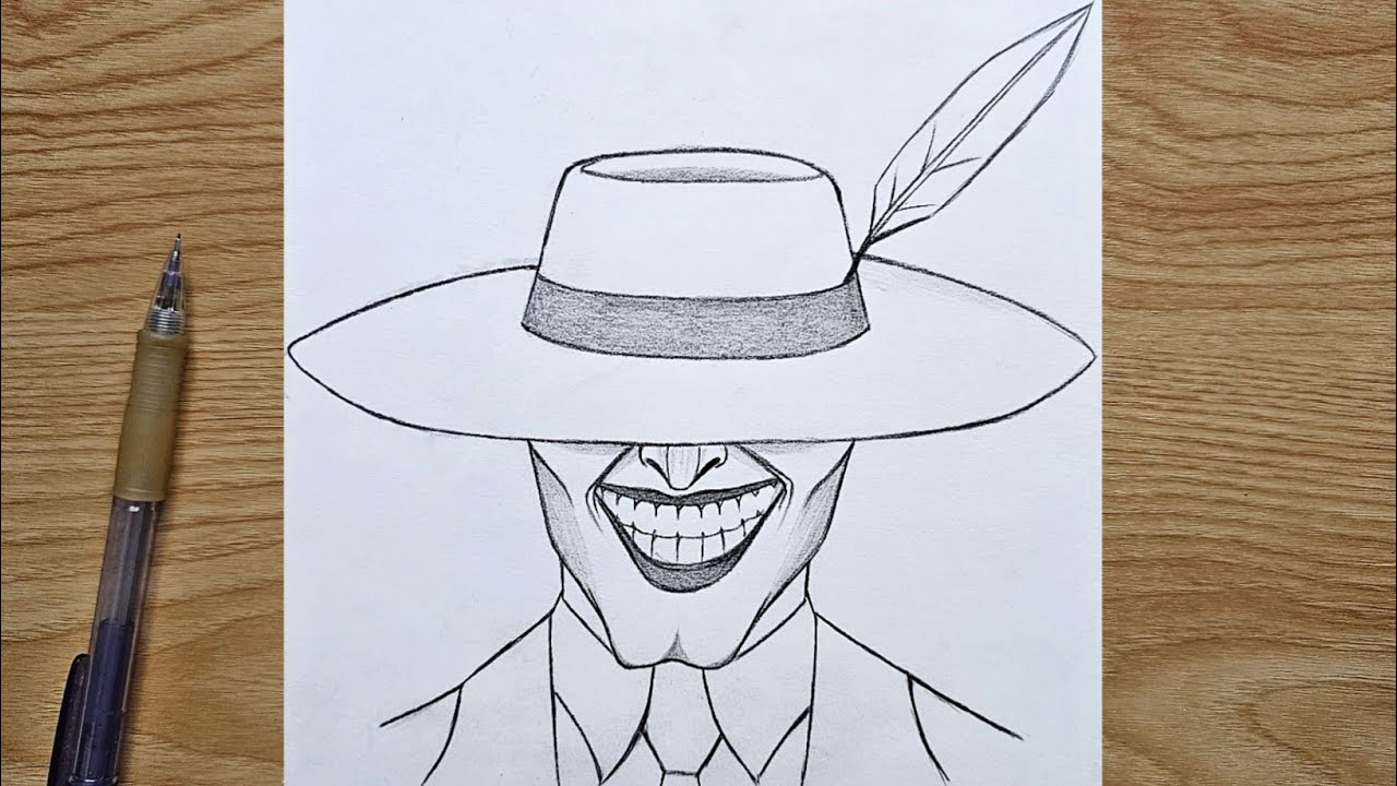 How to draw The Mask | The mask step by step | easy drawing tutorial