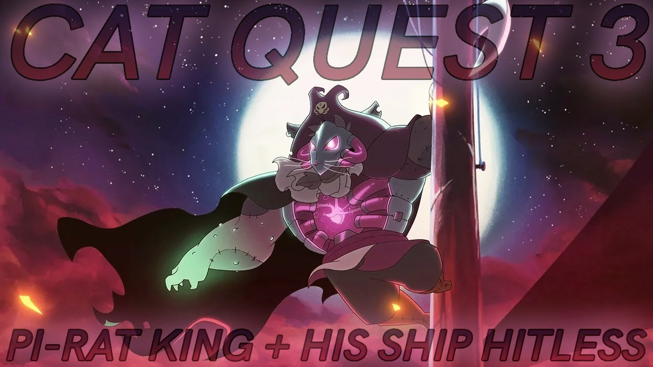 Cat Quest 3 Boss Pi-Rat King + His Ship Hitless