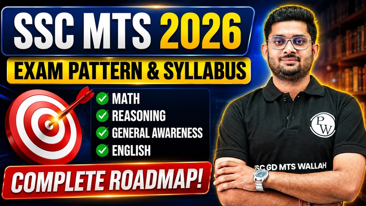 SSC MTS Preparation 2026 | SSC MTS Syllabus and Exam Pattern | SSC MTS Complete Roadmap | Mohit Sir