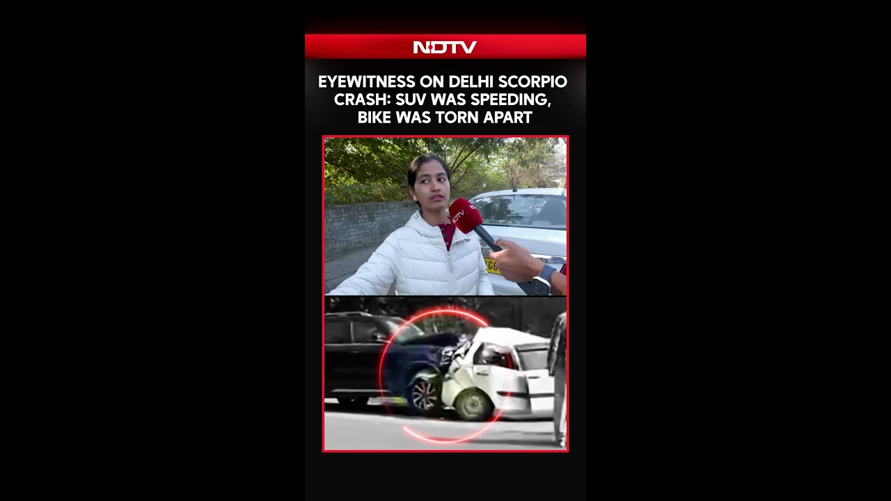 Delhi Scorpio Crash: Eyewitness Recalls Moment SUV Ran Over 23-Year-Old In Delhi