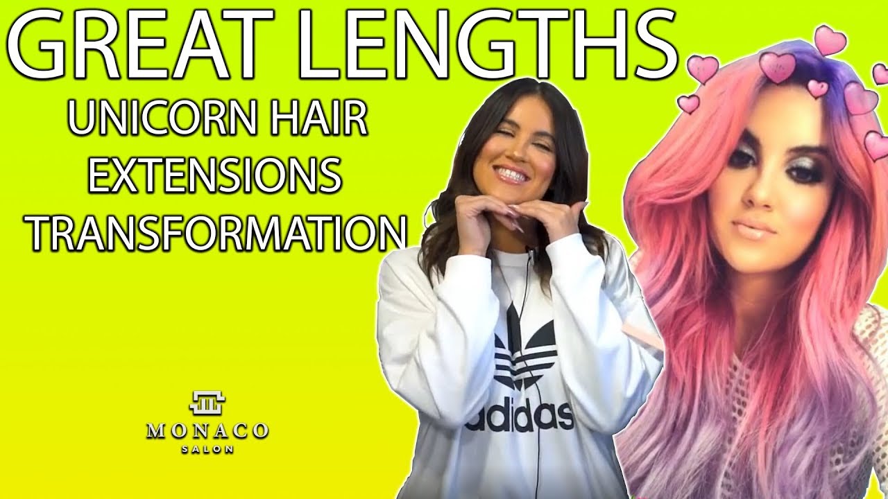 Great Lengths Unicorn Hair Extensions Transformation | Nicole Guerriero