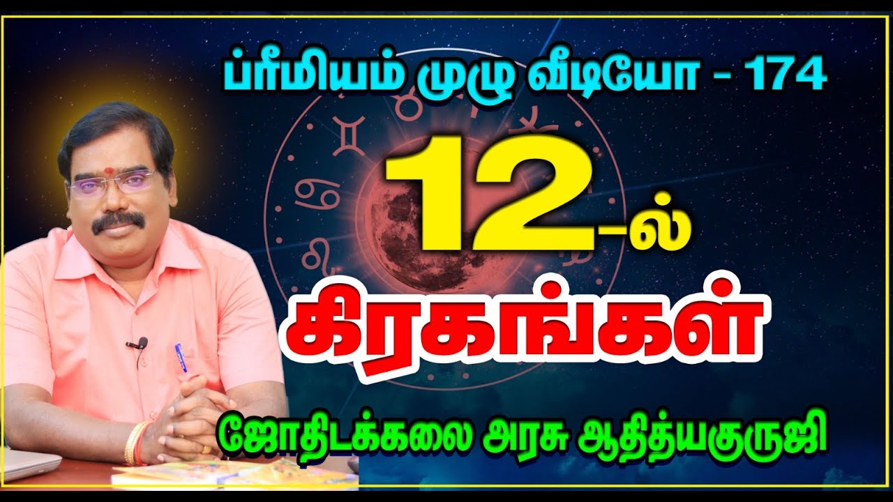 12th HOUSE -12ம் இடத்தில் இருக்கும் கிரகங்கள்#adityaguruji #jothidam