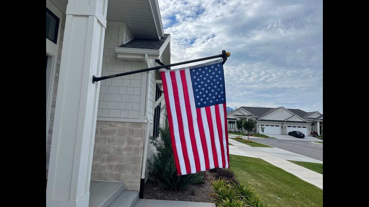 How To Install Our Service First Orion 6' Wall Mounted Flagpole