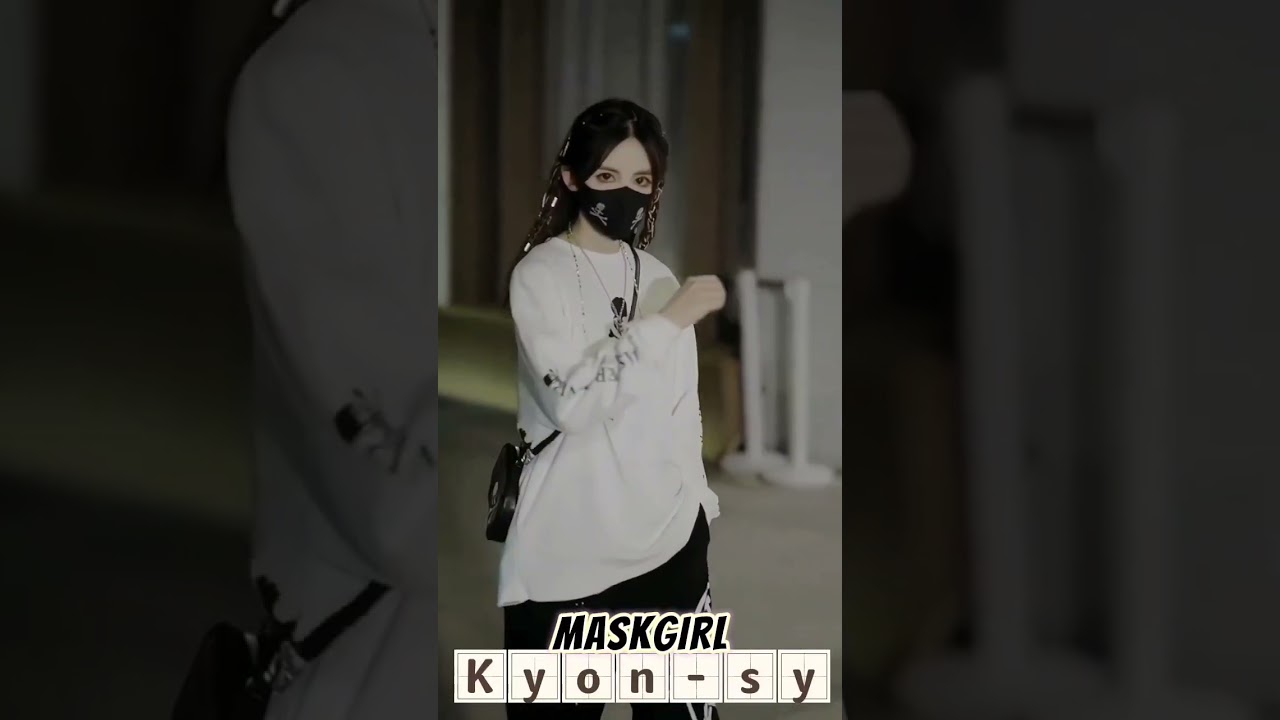 china girl street fashion | mask girl chinese tiktok