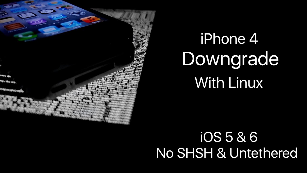 Как понизить версию iPhone 4 с помощью Linux! (БЕЗ SHSH-запросов)