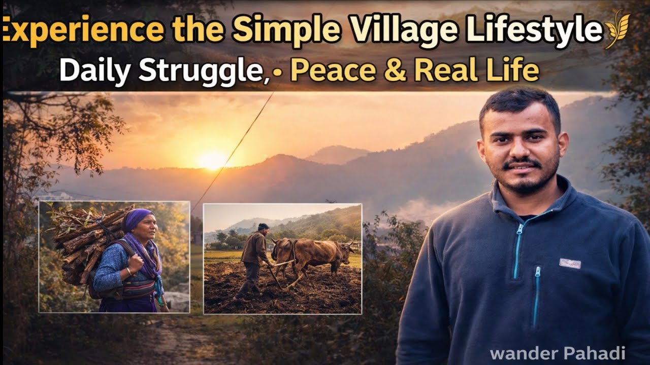Experience the Simple Village Lifestyle 🌾 | Daily Struggle, Peace & Real Life | wander Pahadi