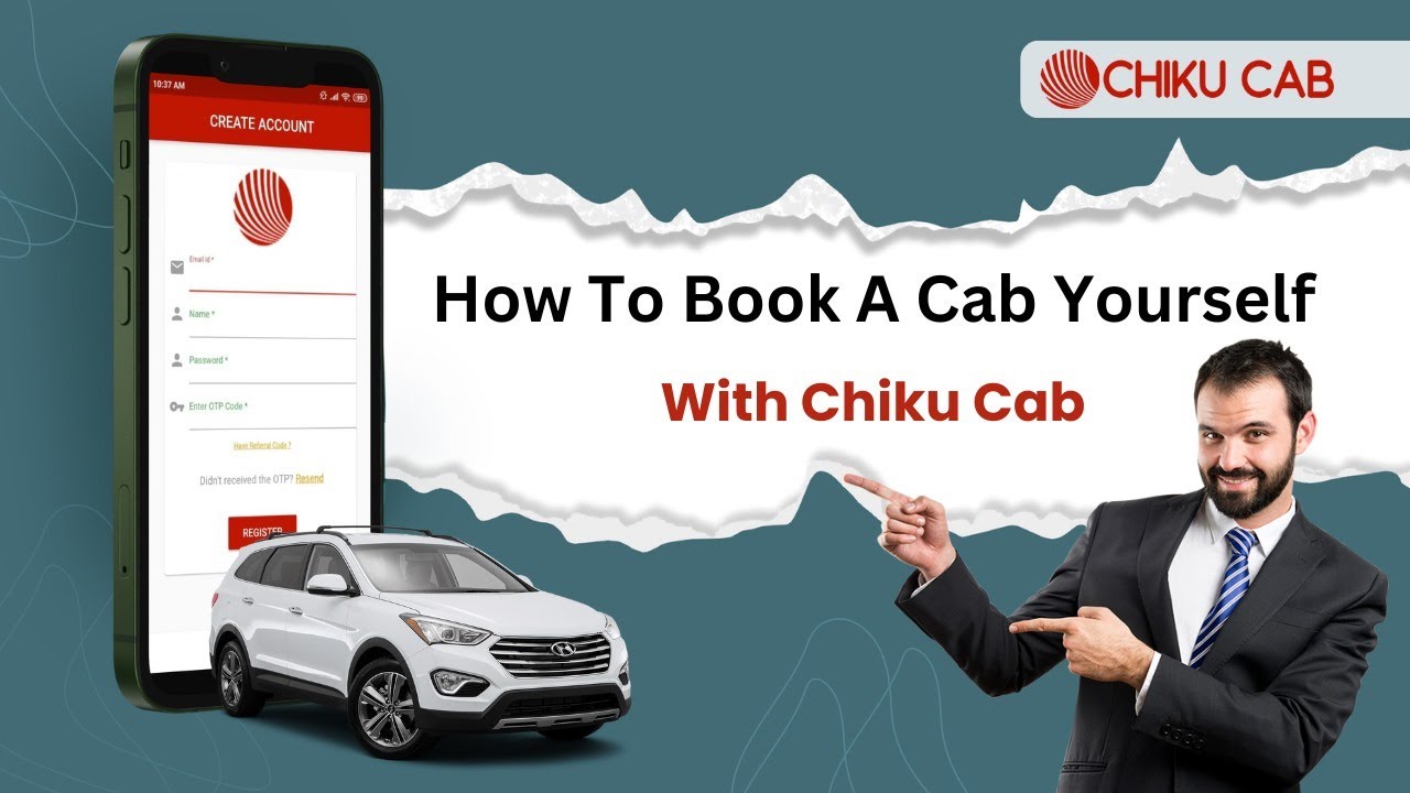 Self Cab Booking App | ChikuCab - Book Your Ride Instantly