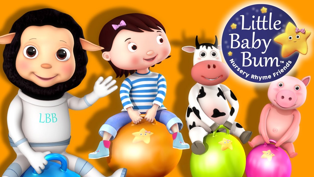 Hopping Song | Nursery Rhymes for Babies by LittleBabyBum - ABCs and 123s