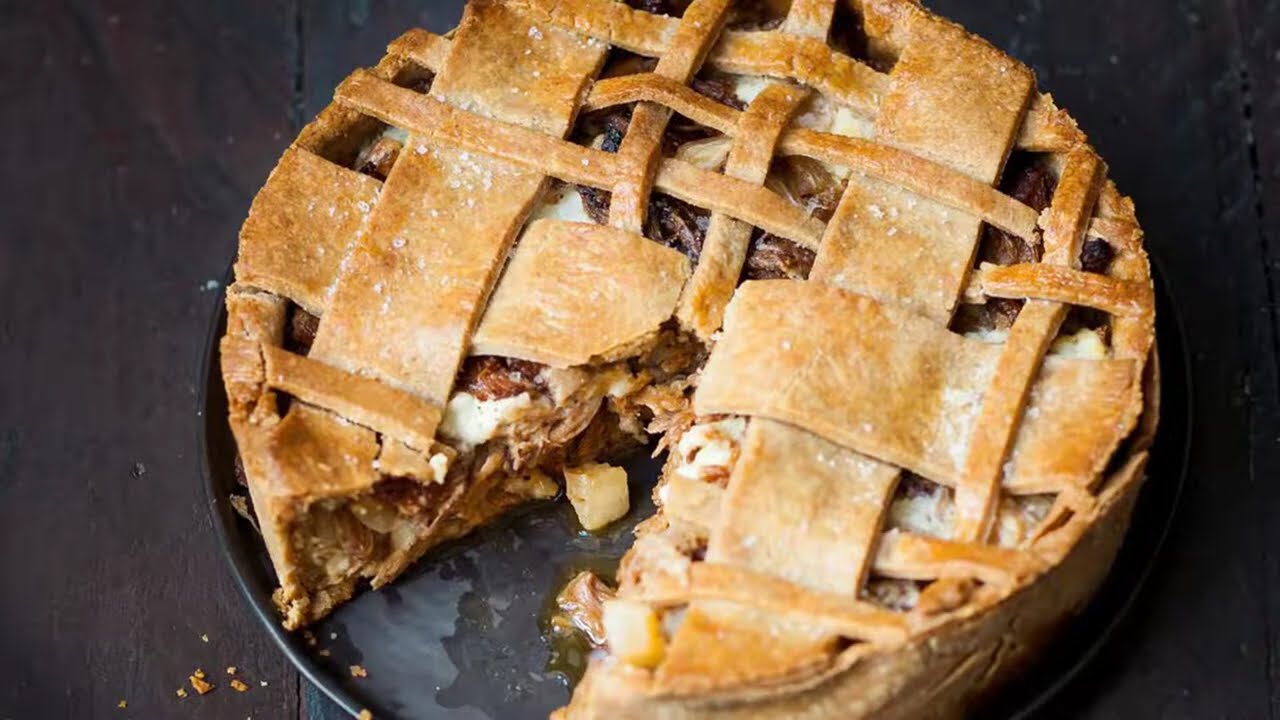 Tourte porc navets | Recette gourmande
