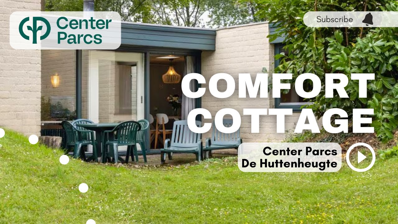 4 persoons Comfort Cottage op Center Parcs De Huttenheugte