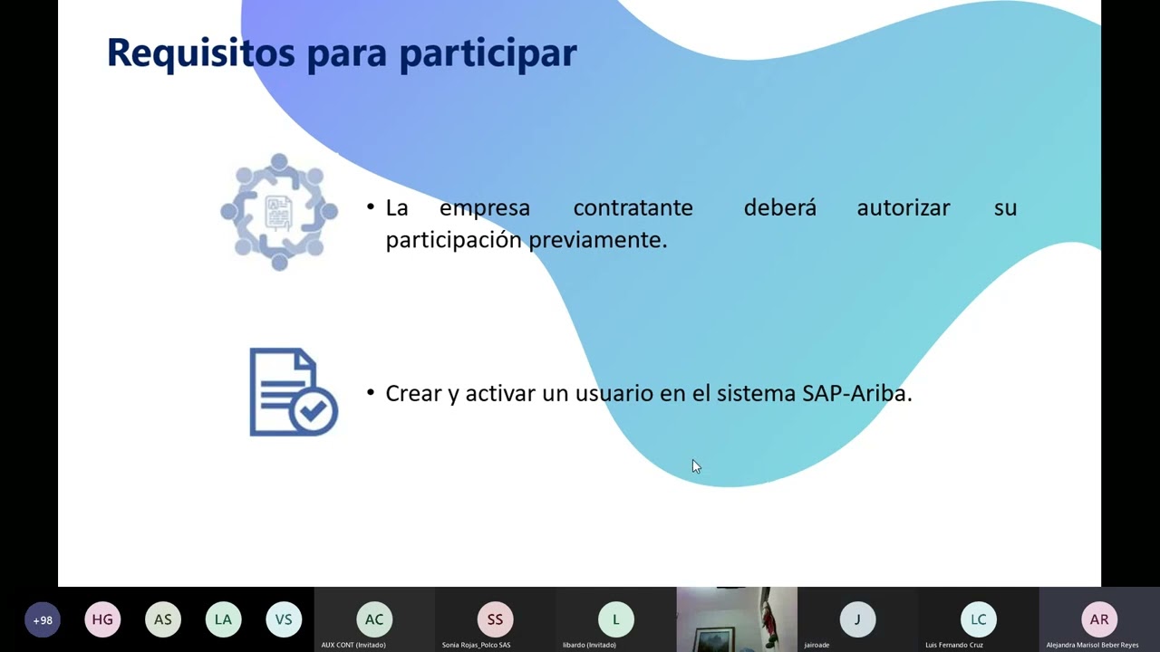 Capacitación Proveedores SAP Ariba
