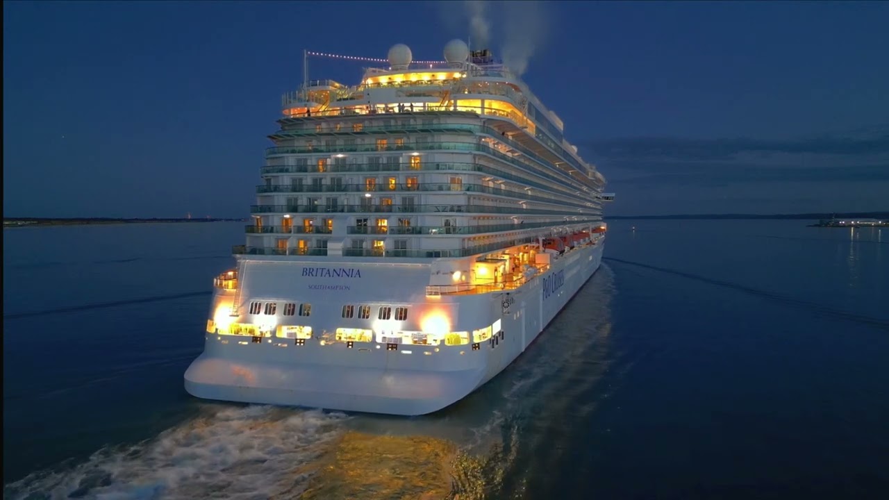 BRITANNIA, P&O, SOUTHAMPTON, PAUL KALKBRENNER - SI SOY FUEGO, , DRONE, DJI