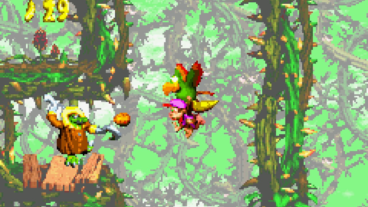 Donkey Kong Country 2 (GBA) - Krazy Kremland - Bramble Scramble