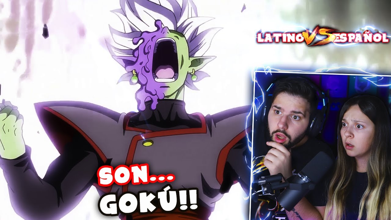 ESPAÑOLES REACCIONAN a DRAGON BALL LATINO!!💥🔥GOKÚ BLACK GRITA GOKÚÚÚÚ!!🔥😮