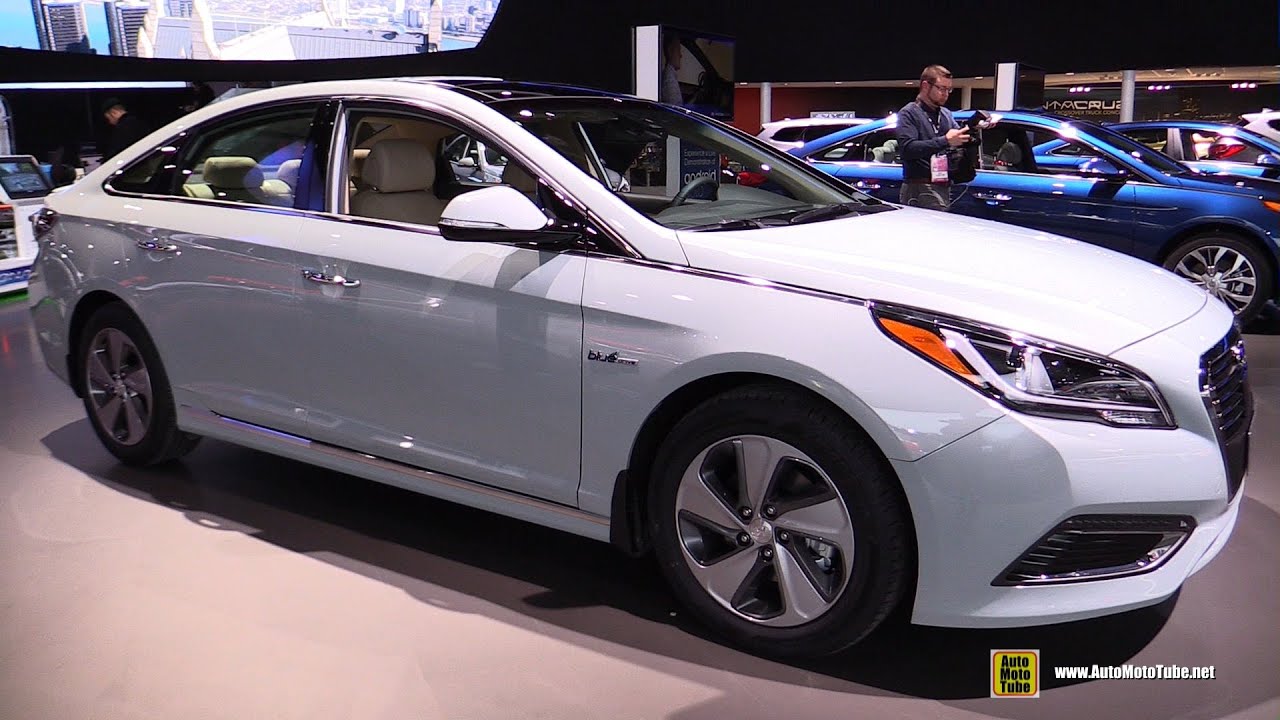 2016 Hyundai Sonata Hybrid - Exterior and Interior Walkaround - Debut at 2015 Detroit Auto Show
