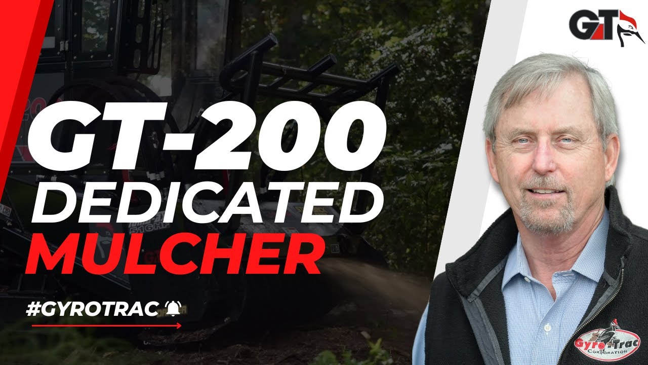 Best Dedicated Mulcher of 2024 | See the GT-200 from Gyro-Trac with Tim Bush