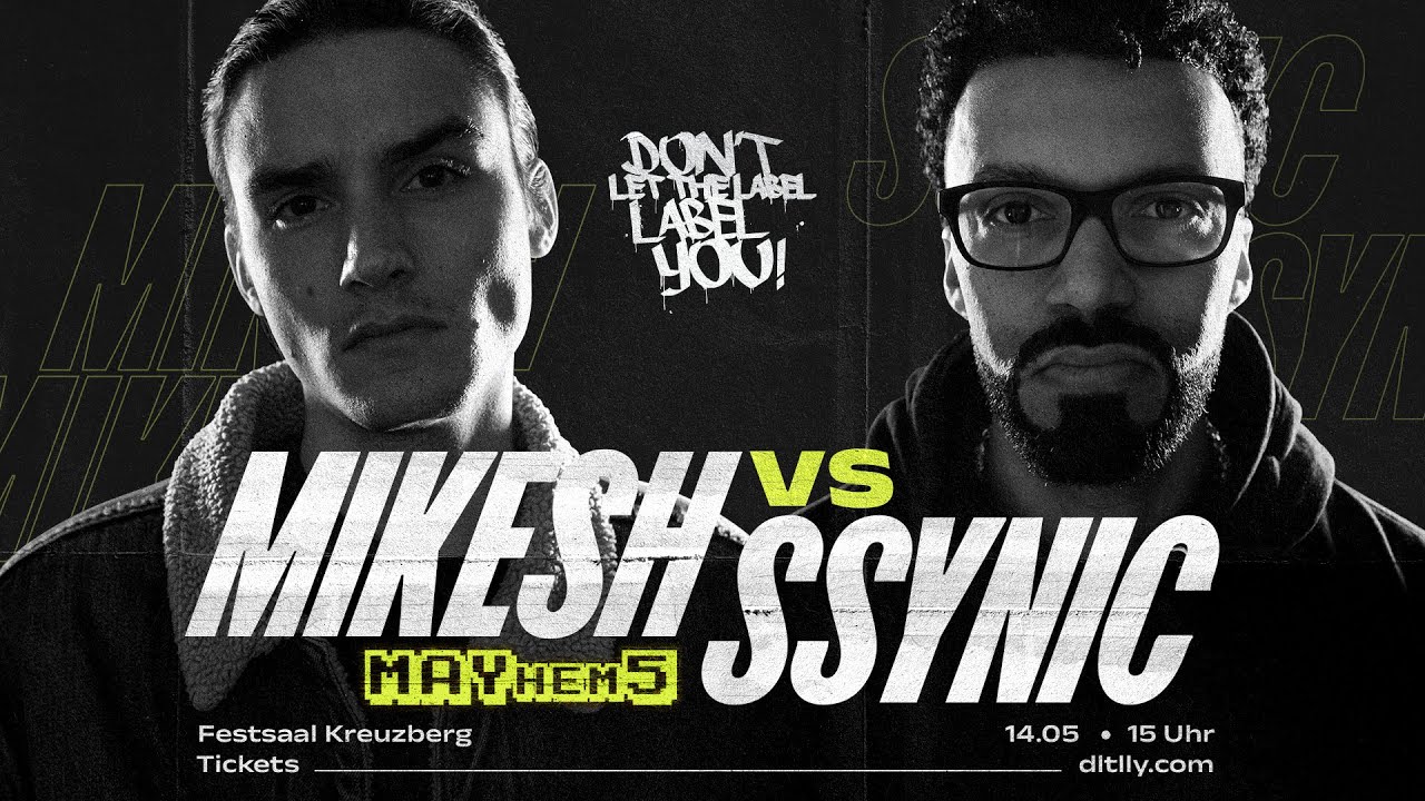 MIKESH vs SSYNIC ⎪ Rap Battle @ MAYhem #5 ⎪ DLTLLY