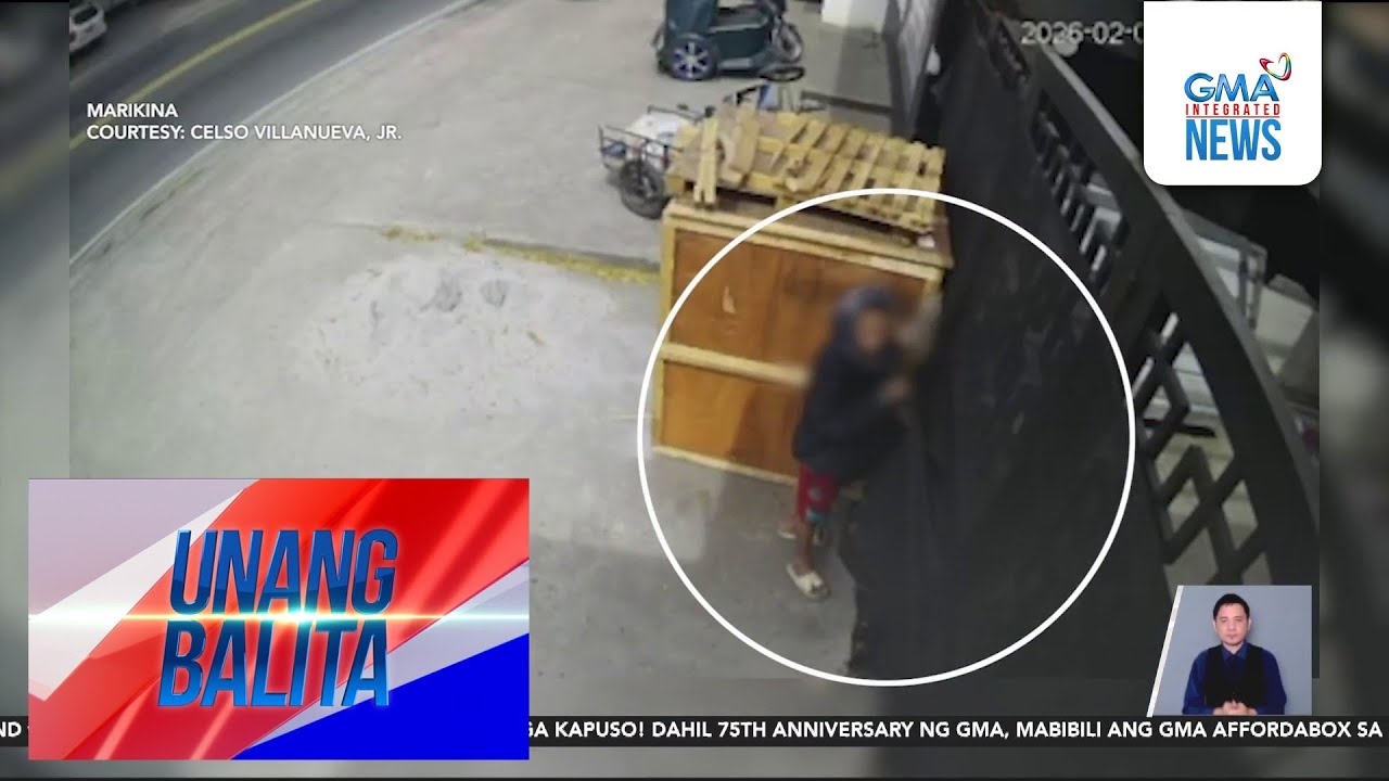 Huli-cam – Lalaki, nanloob sa ginagawang restaurant; video set, tinangay | Unang Balita