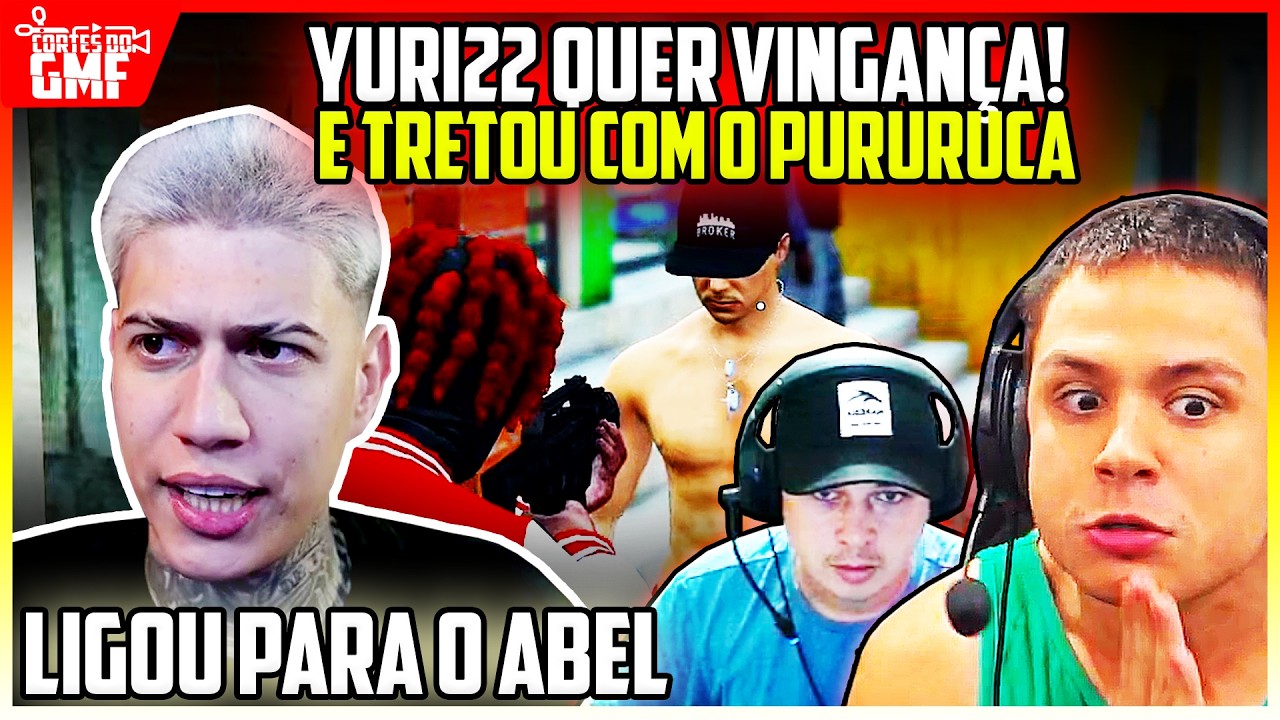 PAULINHO CORRE PERIGO😱 YURI22 TRETOU com o PURURUCA e LIGOU para o ABEL na CAPITAL CITY no GTA RP