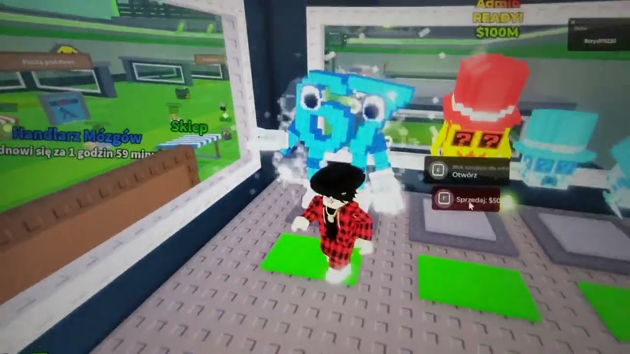 Otwieram Lucky Block w Roblox Steel A Brainrot