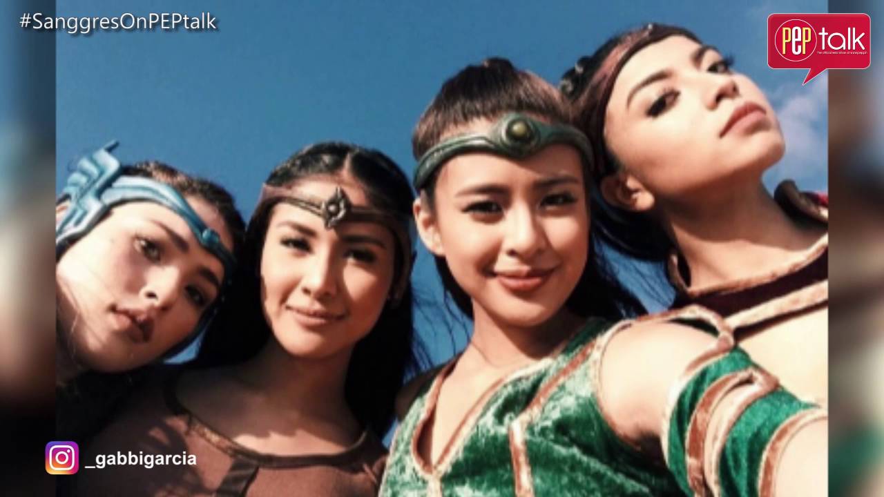 PEP TALK. Avisala! Sanya Lopez, Kylie Padilla, Gabbi Garcia, the pretty Sang'gres of Encantadia
