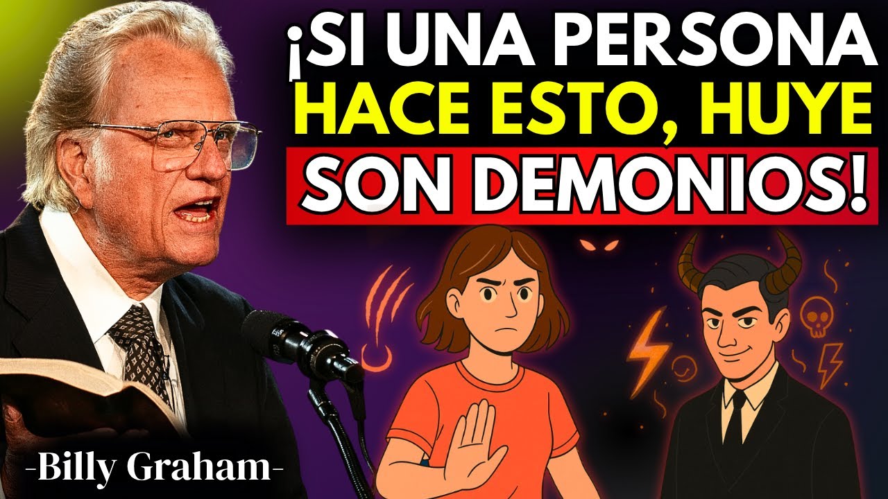 5 SE&Ntilde;ALES CLARAS de que est&aacute;s ante un DEMONIO HUMANO (&iexcl;PELIGRO REAL!) | Billy Graham